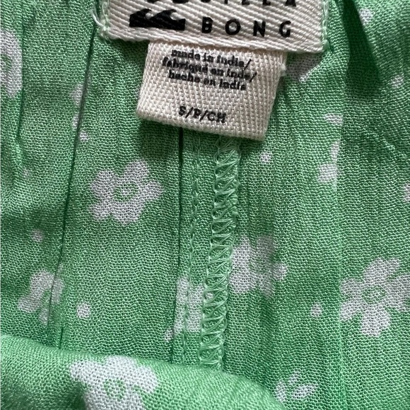 Beautiful Green Billabong "Love Your Mini" Slip Dress - Size S - Picture 10 of 11